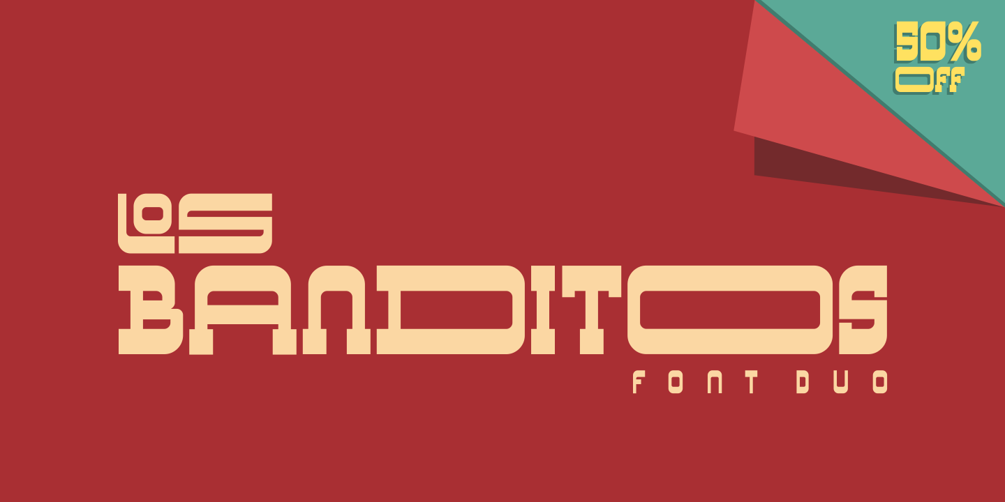Example font Los Banditos #14